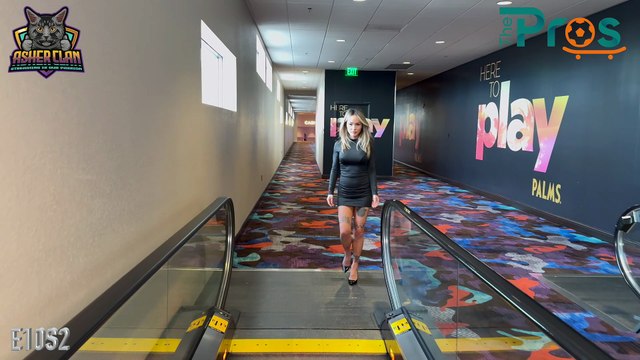 The Pros S2E10 Linda Lan - TikTok Asian Sensation meets Baller Pro Athlete in Casino #asherclantv