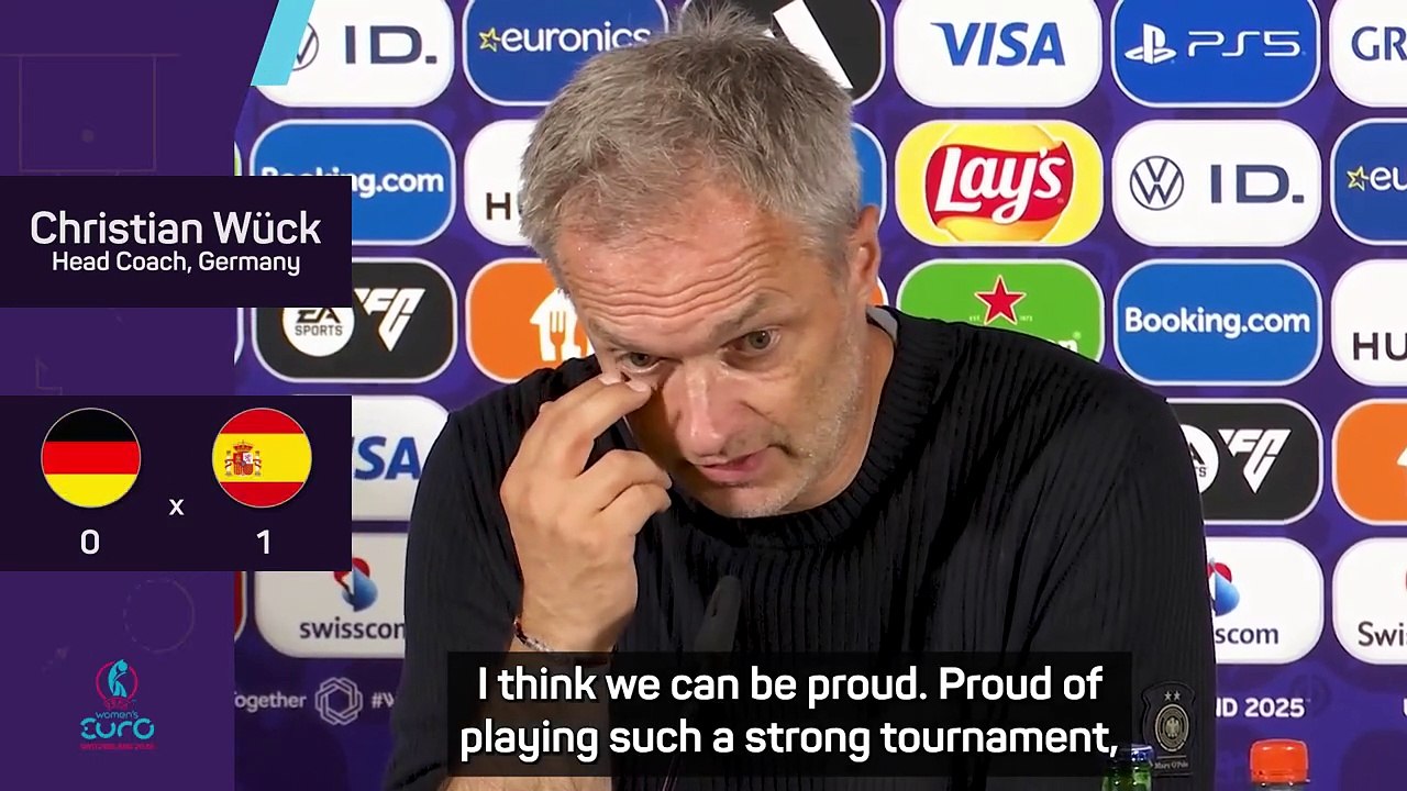 Wuck hails 'incredible' support for Germany after heartbreaking Euros ...