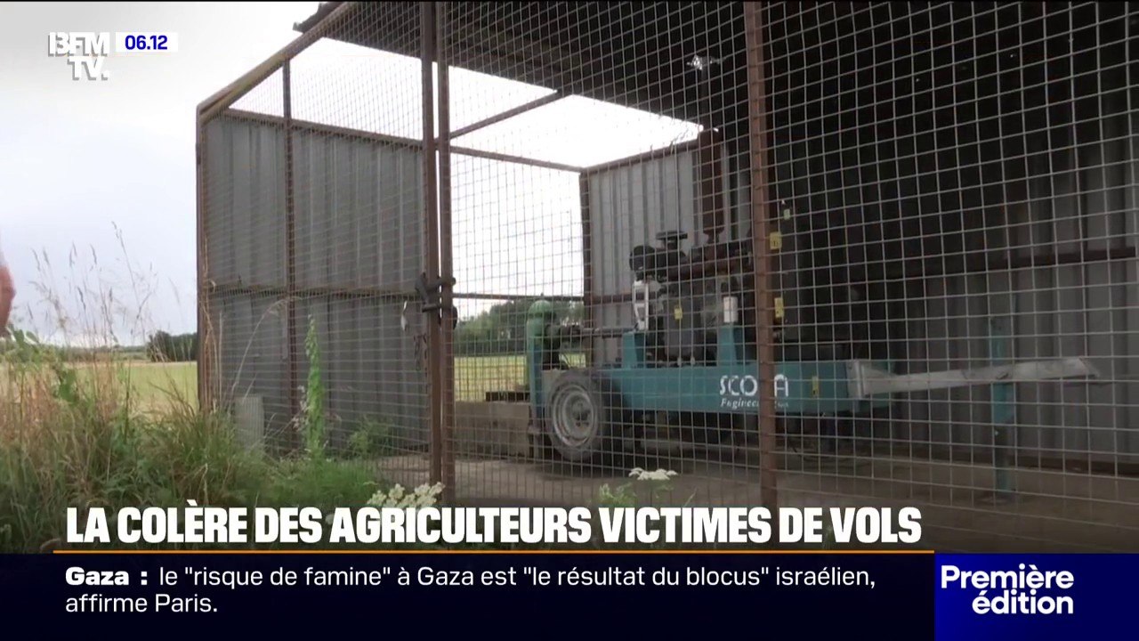 "Il faudrait presque dormir dans les champs": des agriculteurs désemparés par les vols de matériel