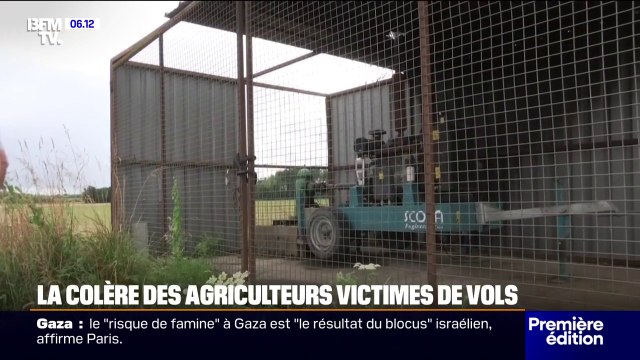 Il faudrait presque dormir dans les champs : des agriculteurs désemparés par les vols de matériel