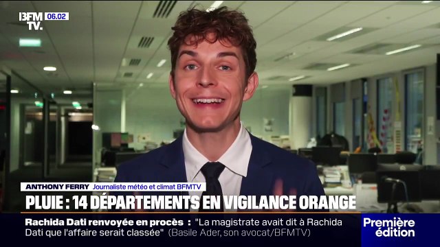 Alerte Météo : 14 départements sont placés en vigilance orange pluie ...