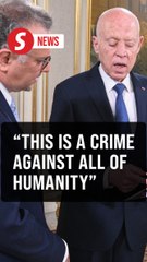 Tunisian President welcomes Trump's envoy with photos of starving children in Gaza