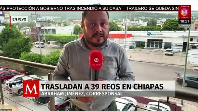 Trasladan a 39 reos del penal El Amate en Chiapas a diferentes centros penitenciarios
