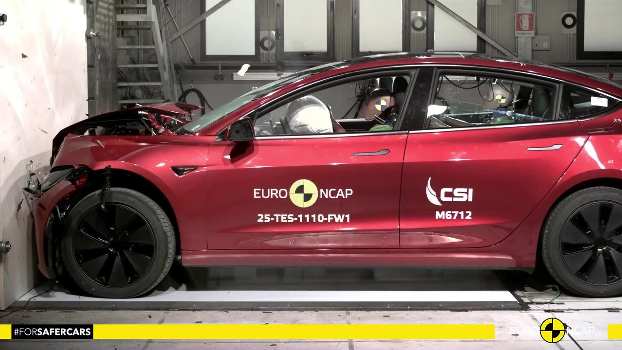 Tesla Model 3 - Crash & Safety Tests - 2025