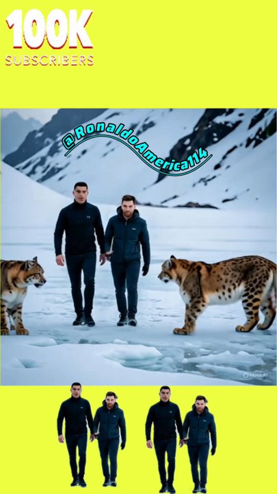 "When Legends Respect Each Other 🙌 Messi x Ronaldo #Respect #GOAT"