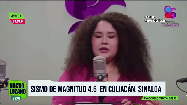 Sismo sorprende en Culiacán durante transmisión de “Diálogos por la Igualdad” | Nacho Lozano