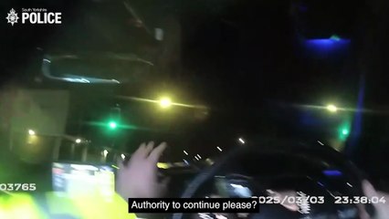 Watch moment dangerous driver hits speeds of 95mph in police chase