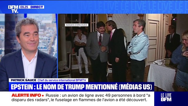 Affaire Epstein: Donald Trump a été informé que son nom figurait dans ce dossier par le ministère de la Justice américain au mois de mai selon le Wall Street Journal