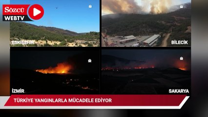Türkiye yangınlarla mücadele ediyor