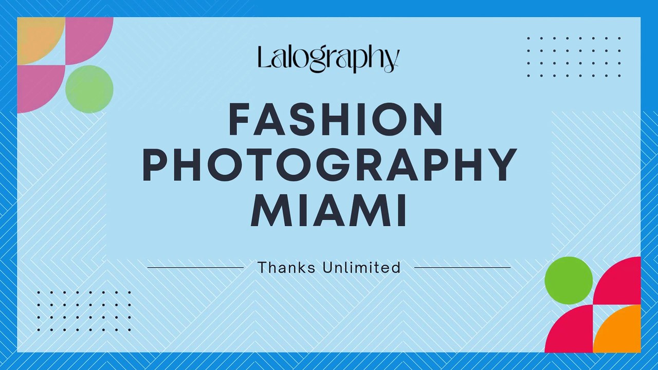 The Miami Fashion Photography Edge