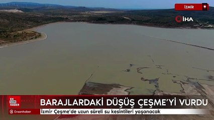 İzmir Çeşme’de uzun süreli su kesintileri yaşanacak
