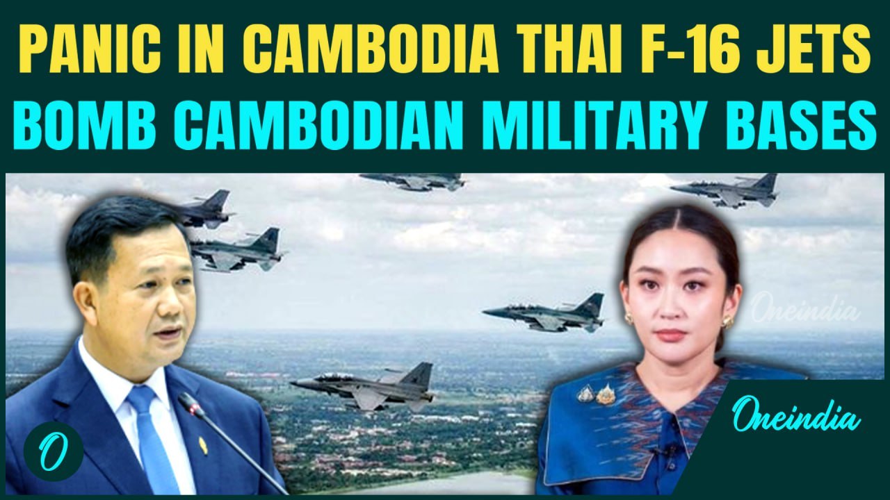 BREAKING: Thailand-Cambodia Tensions EXPLODE As Thailand Deploys Six F-16 Jets |BOMBS Cambodian Base