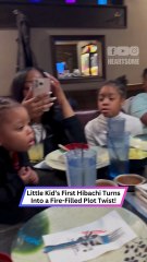 Kid’s First Hibachi Turns Into a Fiery Food Show Panic! 🔥🤣