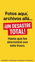 Fotos en un lado, Drive en otro… hasta que rompí el sistema