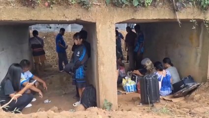 Thailand residents run for cover as Cambodia border erupts in gunfire