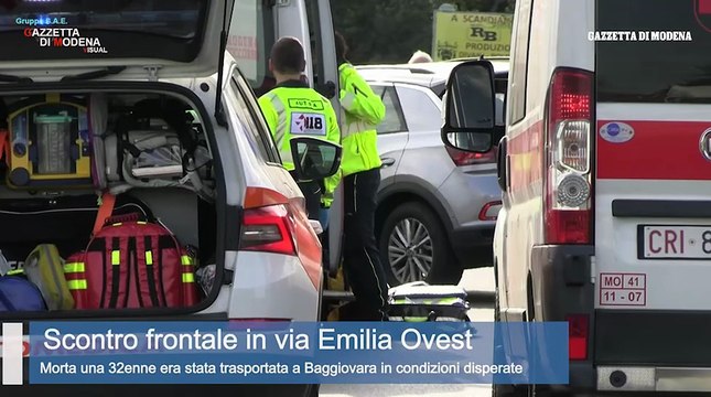 Modena, scontro frontale a Cittanova: muore una 32enne