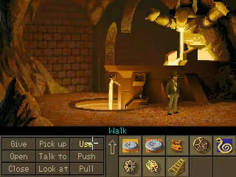 Jeux Vidéo : Indiana Jones et le mystère de l'atlantide (1992) de Lucasarts (PC en VGA) Partie 4 Solution du Jeu