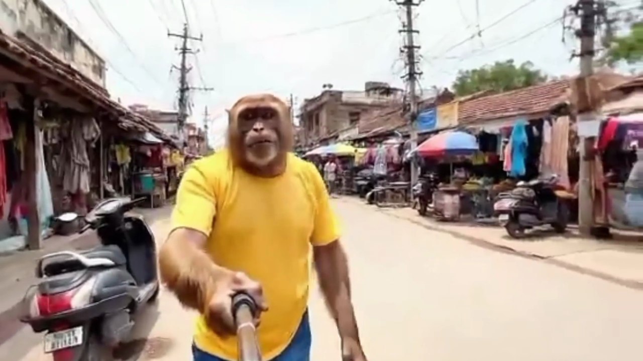 My 1st Vlog 🐵 | AI Monkey Vlogs | AI Monkey Shorts | How to Make AI Monkey Videos #Dailymotion