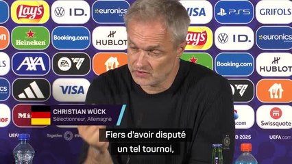 Allemagne - Wück : "Nous pouvons être fiers d'avoir disputé un tel tournoi"