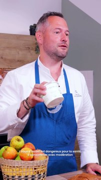 Rosier de pommes, brioche perdue et crème fouettée à la vanille