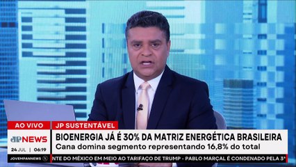 Bioenergia já é 30% da matriz energética do Brasil; Patrícia Costa analisa