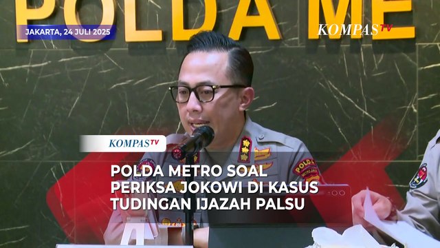 Polda Metro Jaya soal Pemeriksaan Jokowi di Kasus Tudingan Ijazah Palsu