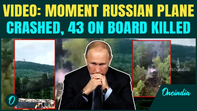 Russian plane crash kills 43 — Burning wreckage filmed in forest, Shocking video goes viral