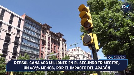Repsol gana 603 millones en el segundo trimestre, un 63% menos, por el impacto del apagón