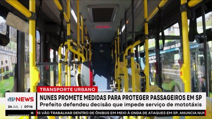Nunes anuncia entrega de mais 120 ônibus elétricos