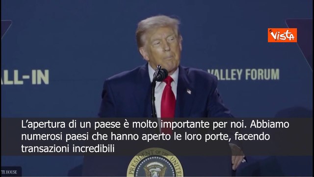 Dazi, Trump: Con Ue in corso negoziati, se apre a imprese americane tariffe più basse