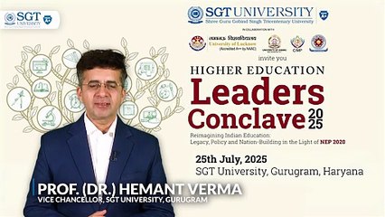 Inside the Higher Education Leaders Conclave 2025 _ SGT University