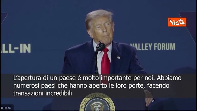 Dazi, Trump: Con Ue in corso negoziati, se apre a imprese americane tariffe più basse