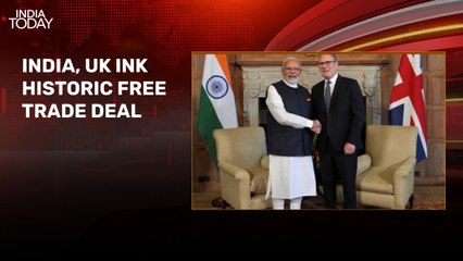 India, UK sign landmark free trade agreement