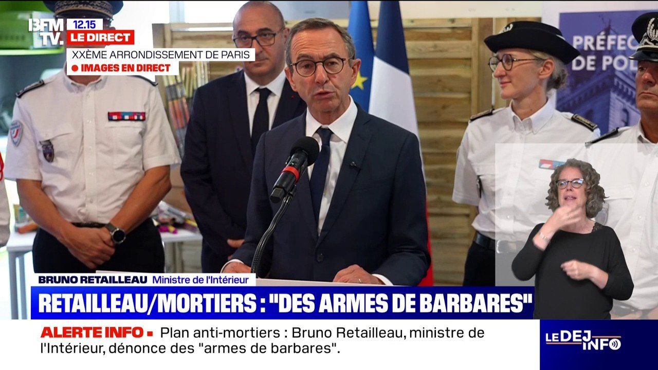 Mortiers d'artifice: Bruno Retailleau annonce un nouveau projet de loi avec des peines pouvant aller jusqu'à "5 ans d'emprisonnement" pour leur utilisation