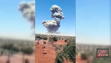Suriye'nin İdlib kentinde büyük patlama