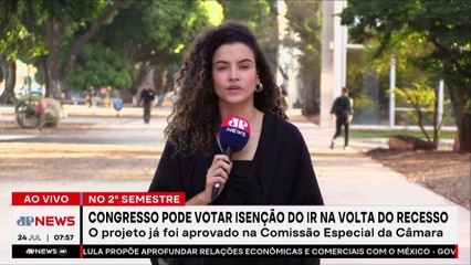 Congresso pode votar isenção do IR após recesso parlamentar