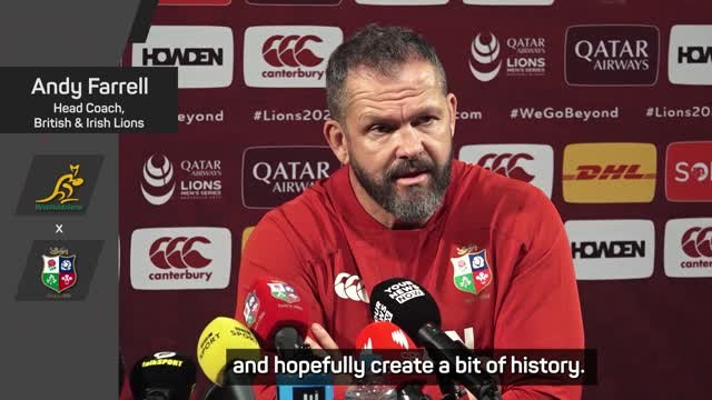 Lions have opportunity to create history - Farrell