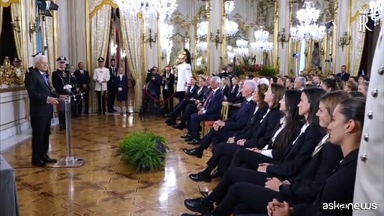 Calcio, Mattarella a nazionale femminile: scritta bellissima pagina sport