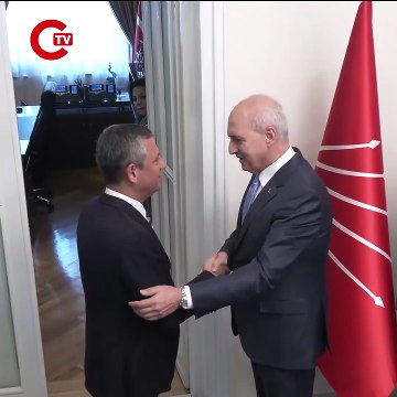 TBMM Başkanı Numan Kurtulmuş, CHP Genel Başkanı Özgür Özel'i TBMM'de ziyaret ediyor