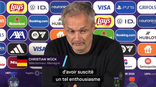 Wück : Nous pouvons être fiers d'avoir disputé un tel tournoi