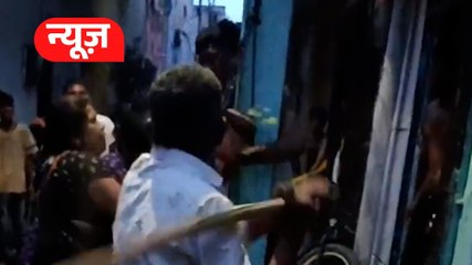 इंदौर में ASI की लाठी-डंडों से पिटाई, Video वायरल