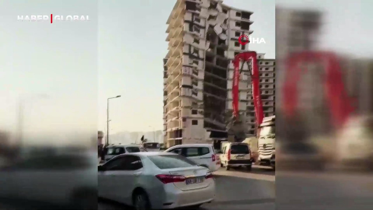 Yıkımda toz bulutu paniği