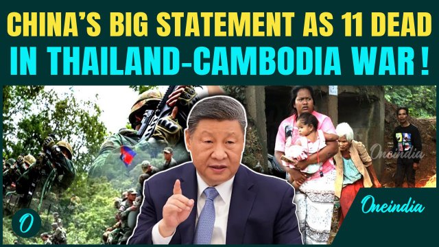 Not U.S but China? Beijing Enters the Flames as Thai-Cambodian Border War Kills 11 | SHOCKING VIDEOS