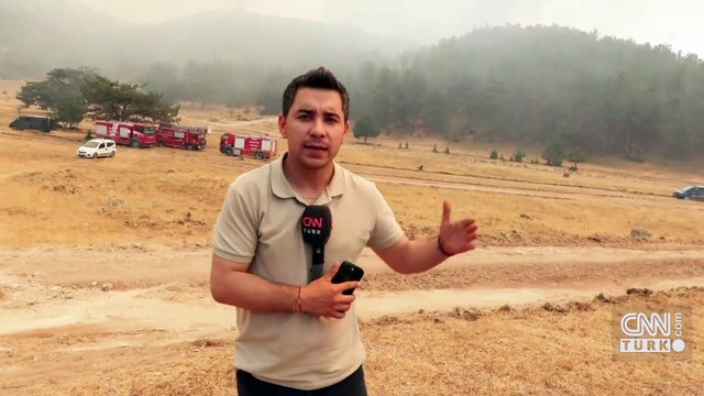 CNN TÜRK yangının olduğu bölgede: Eskişehir orman yangınında son durum