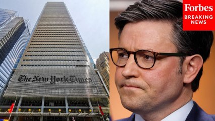 'An Outright Lie': Speaker Johnson Assails The New York Times Over Headline On Epstein Files Vote