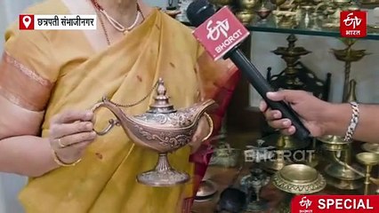 आशा भांड यांचा अनोखा छंद; देश-विदेशातून संकलित केले चारशेहून अधिक दिवे, 'शिवकालीन दिवा' ठरतोय आकर्षक!