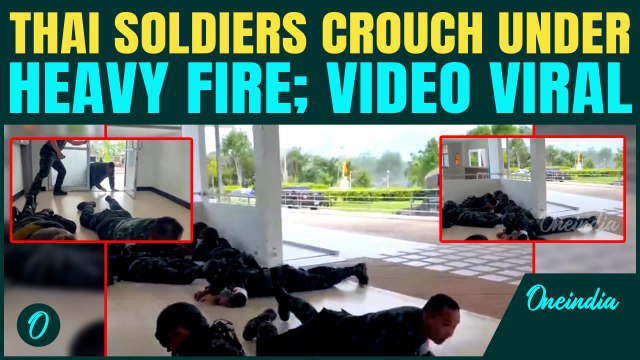 Thai troops dive for cover under heavy Cambodian fire as F-16s strike back — Full-blown border war