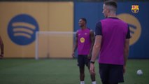 Rashford trains with Barcelona for the first time