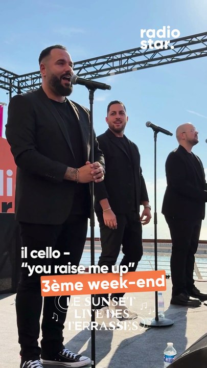 Il Cello interprète “You raise me up” sur la scène des Sunset Live des Terrasses #ilcello #sunsetlive #concert #live #thevoice