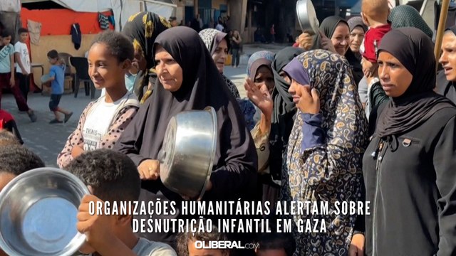 Organizações humanitárias alertam sobre desnutrição infantil em Gaza